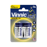 Vinnic Alkaline Battery C AM2 / LR14 (1.5V) - 2PcsAM2 / LR14 (1Vinnic Power